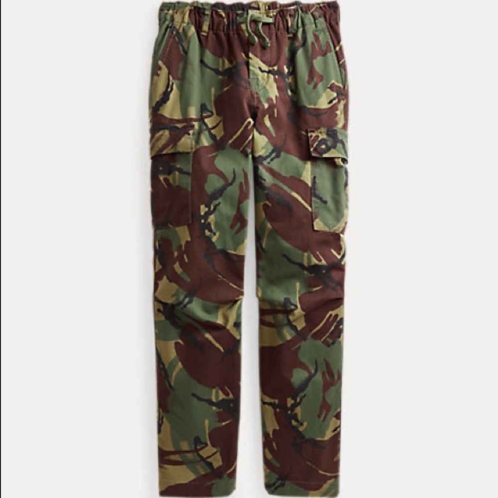 Boys Polo Ralph Lauren camo cargo pants, size 6